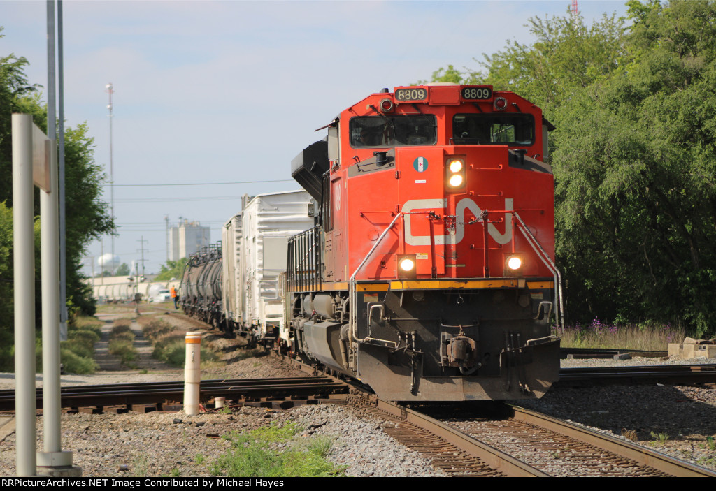 CN Weedsprayer train in Effingham IL